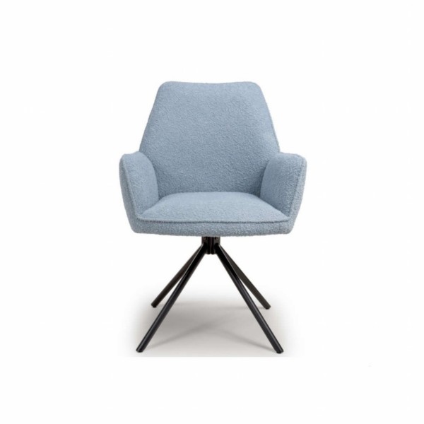 Sturtons - Uno Chair Light Blue Boucle